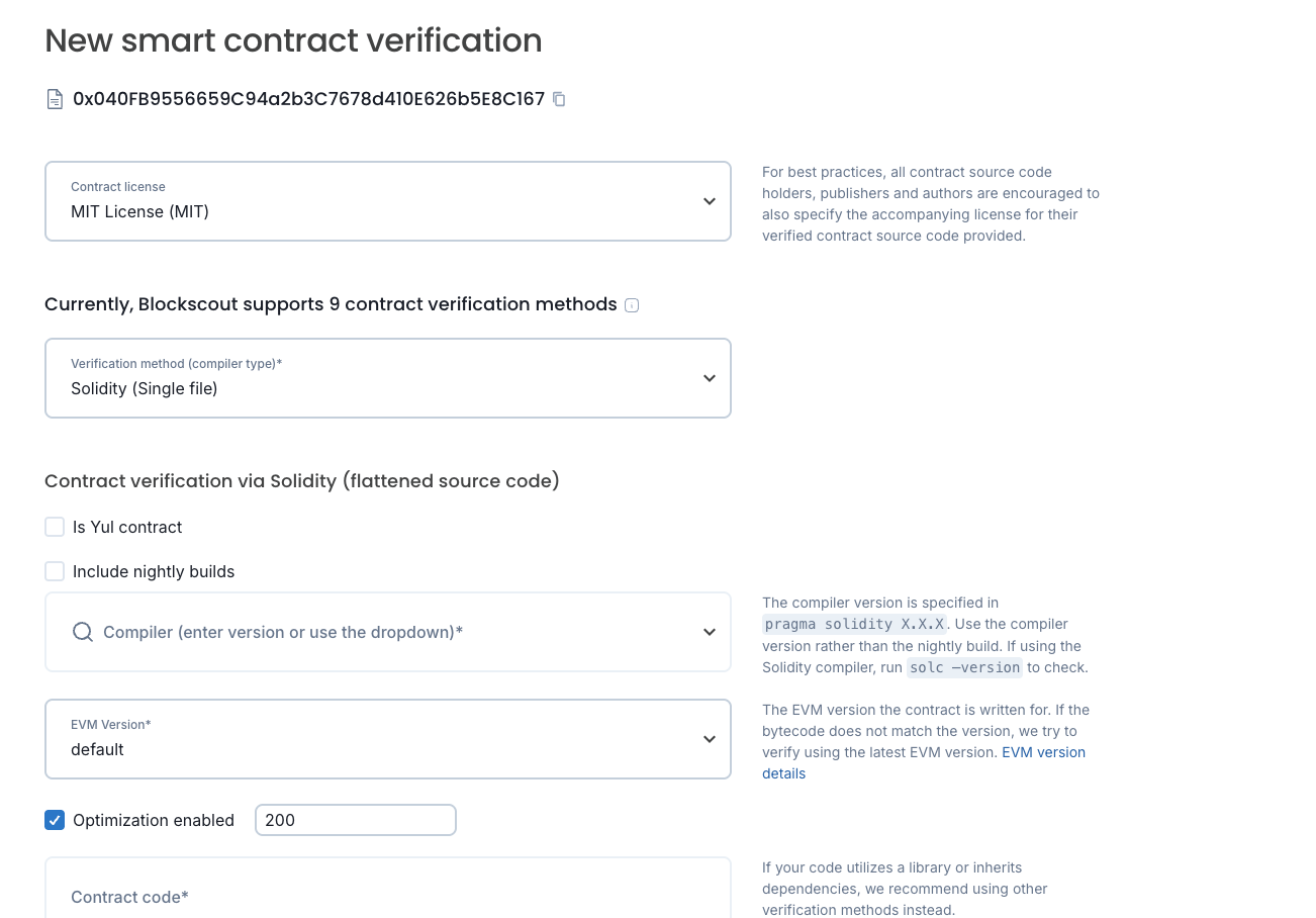 Contract Verification